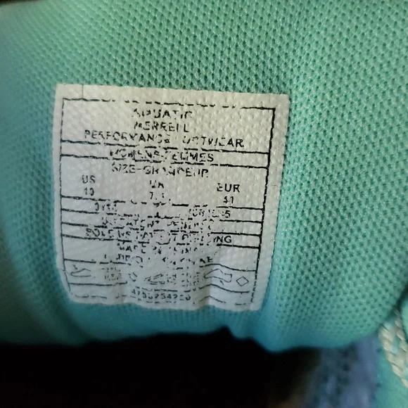 Merrell Mykos Aquatic Women's Athletic Shoes in Gray and Light Blue EUC - Picture 10 of 11